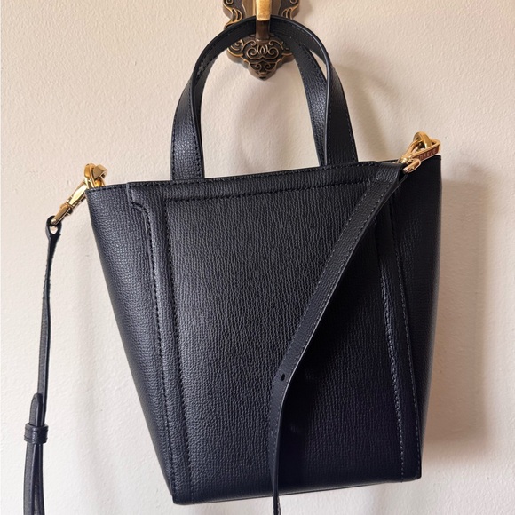 Senreve Mini Tempo Tote Crossbody Bag In Black - Picture 5 of 7